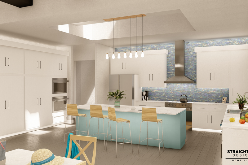 Architectural House Design - Interior - Kitchen for Modern House Plan #1122-11 - 2 bed, 3 bath