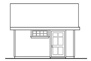 Exterior - Other Elevation for Craftsman House Plan #124-786, 0 bath