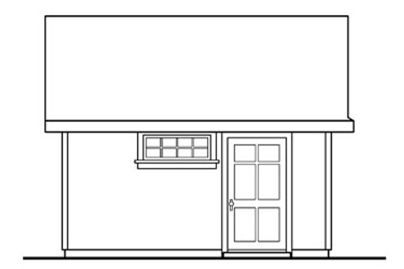 Home Plan - Exterior - Other Elevation for Craftsman House Plan #124-786, 0 bath