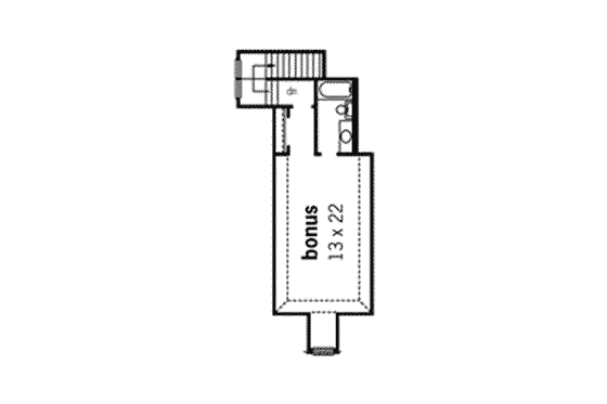 Floor Plan - Other Floor for European House Plan #16-314 - 4 bed, 4.5 bath