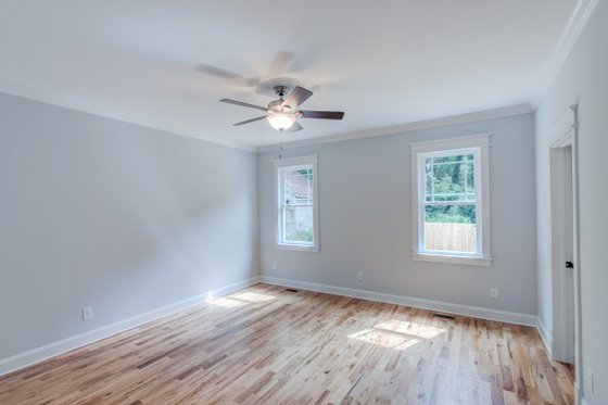 Interior - Bedroom 1 for Craftsman House Plan #44-232 - 3 bed, 2 bath