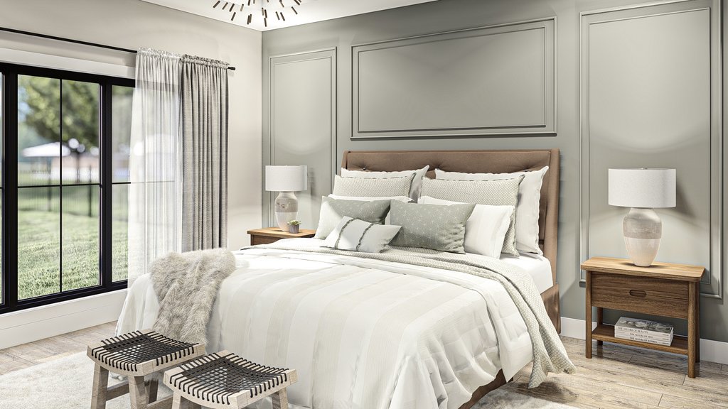 Interior - Master Bedroom for Modern House Plan #455-643 - 3 bed, 2 bath