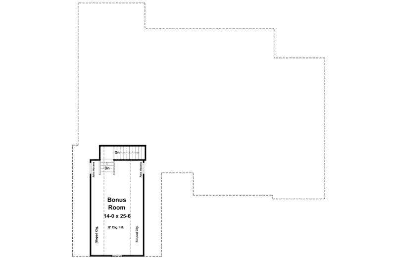 Home Plan - Floor Plan - Other Floor for European House Plan #21-268 - 3 bed, 2.5 bath