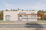 Adobe / Southwestern Style House Plan - 2 Beds 2 Baths 800 Sq/Ft Plan #1106-44 