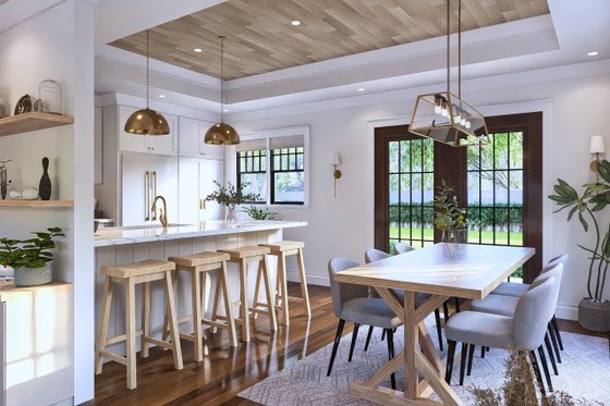Interior - Dining Room for Cottage House Plan #54-685 - 2 bed, 2 bath