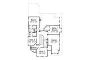 European Style House Plan - 5 Beds 3.5 Baths 3862 Sq/Ft Plan #411-315 