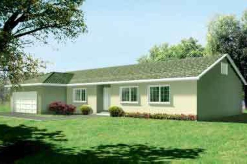 House Plan Design - Ranch Exterior - Front Elevation Plan #1-1382