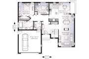 Traditional Style House Plan - 2 Beds 1 Baths 1548 Sq/Ft Plan #23-564 
