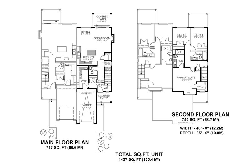 House Design - Floor Plan - Main Floor for Farmhouse House Plan #1100-182 - 6 bed, 5 bath