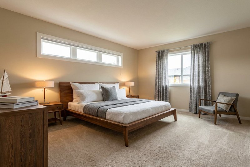 Home Plan - Interior - Bedroom 1 for Contemporary House Plan #126-309 - 3 bed, 2 bath