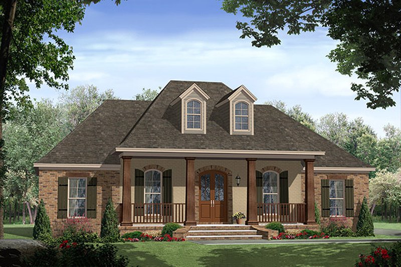 Dream House Plan - Country style home, elevation