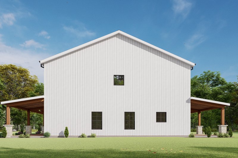 Dream House Plan - Exterior - Other Elevation 1 for Barndominium House Plan #1092-49 - 7 bed, 5 bath