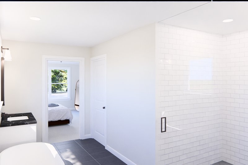 Architectural House Design - Interior - Master Bathroom 1 for Farmhouse House Plan #513-2254 - 4 bed, 3 bath