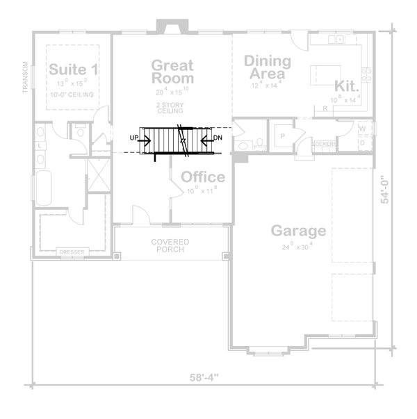 Home Plan - Modern Floor Plan - Other Floor Plan #20-2493