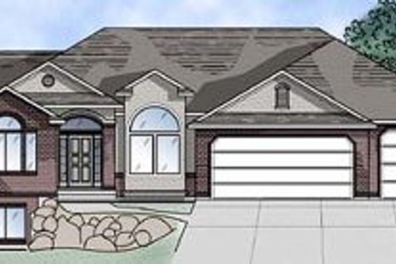 Architectural House Design - Traditional Exterior - Front Elevation Plan #5-121