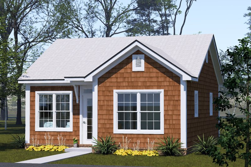 House Blueprint - Exterior - Other Elevation 5 for Cottage House Plan #513-2450 - 2 bed, 1 bath