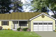 Ranch Style House Plan - 4 Beds 2 Baths 1040 Sq/Ft Plan #116-244 