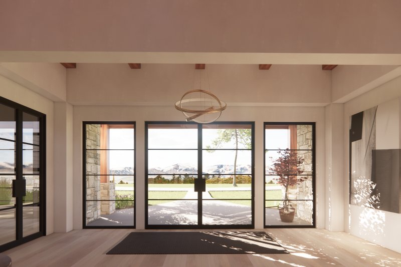 Architectural House Design - Interior - Entry for Country House Plan #1096-43 - 4 bed, 4.5 bath