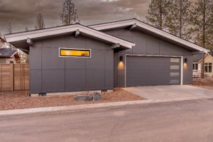 Exterior - Rear Elevation for Modern House Plan #895-139 - 3 bed, 2 bath