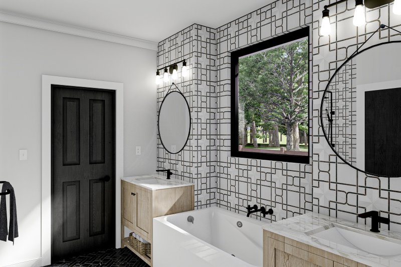 Architectural House Design - Interior - Master Bathroom for Modern House Plan #455-284 - 4 bed, 3.5 bath