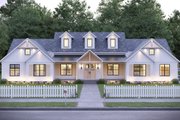 Farmhouse Style House Plan - 4 Beds 3.5 Baths 3345 Sq/Ft Plan #1089-12 Exterior 