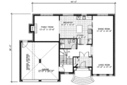 European Style House Plan - 3 Beds 1.5 Baths 2177 Sq/Ft Plan #138-288 