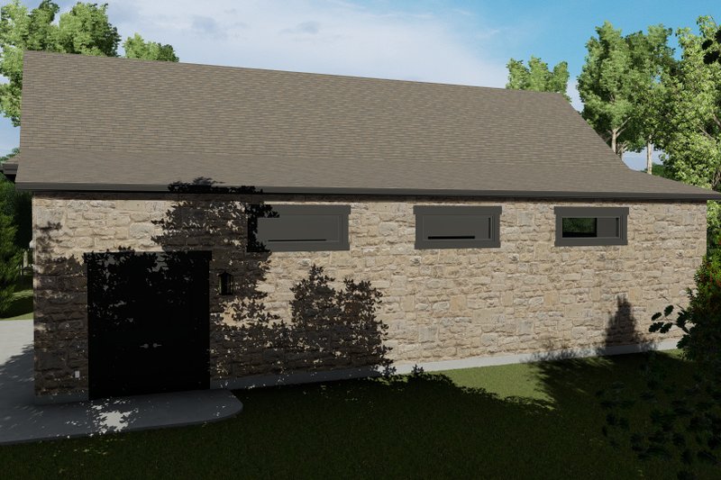 Dream House Plan - Exterior - Other Elevation 1 for European House Plan #1060-73, 0 bath