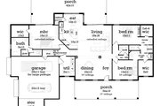 Craftsman Style House Plan - 3 Beds 2.5 Baths 2006 Sq/Ft Plan #45-587 