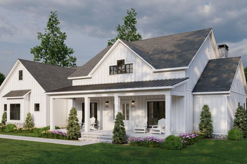 House Plan Design - Exterior - Other Elevation for Farmhouse House Plan #923-440 - 3 bed, 2.5 bath
