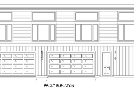 Exterior - Front Elevation 3 for Traditional House Plan #932-491 - 2 bed, 1 bath