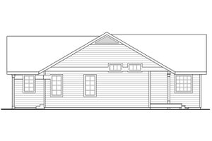 Exterior - Other Elevation 1 for Ranch House Plan #124-918 - 3 bed, 2 bath