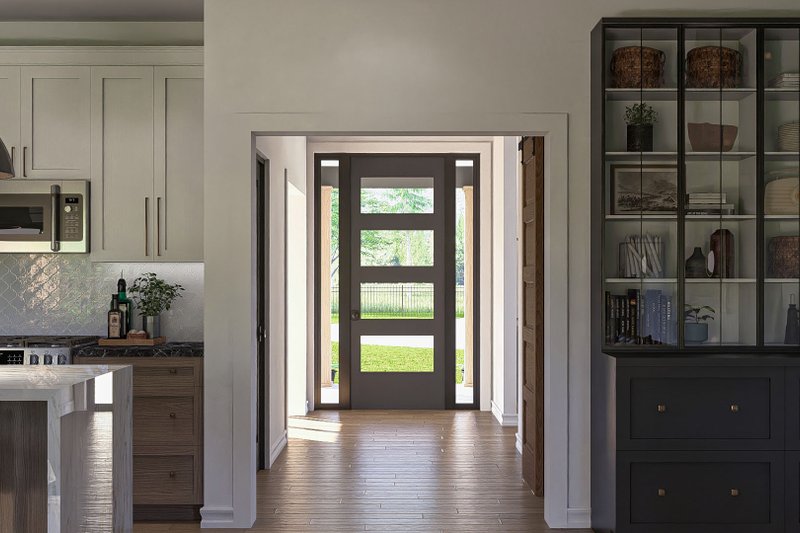 House Design - Interior - Entry for Modern House Plan #455-346 - 4 bed, 2.5 bath