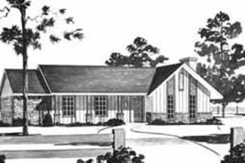 House Design - Ranch Exterior - Front Elevation Plan #36-368