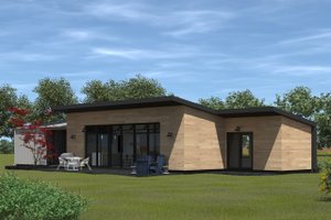 Exterior - Other Elevation 1 for Modern House Plan #933-15 - 2 bed, 2 bath