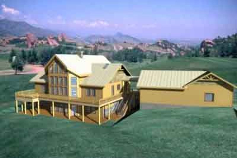 Home Plan - Modern Exterior - Front Elevation Plan #117-179