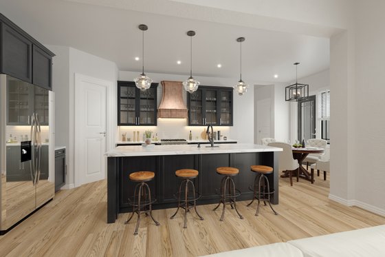 Interior - Kitchen for Farmhouse House Plan #930-540 - 3 bed, 4 bath