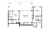 Craftsman Style House Plan - 4 Beds 4 Baths 3565 Sq/Ft Plan #48-545 