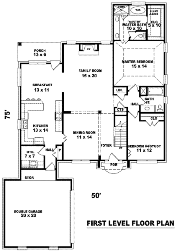 European Floor Plan - Main Floor Plan #81-934