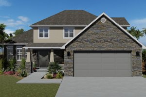 Dream House Plan - Traditional Exterior - Front Elevation Plan #1060-49