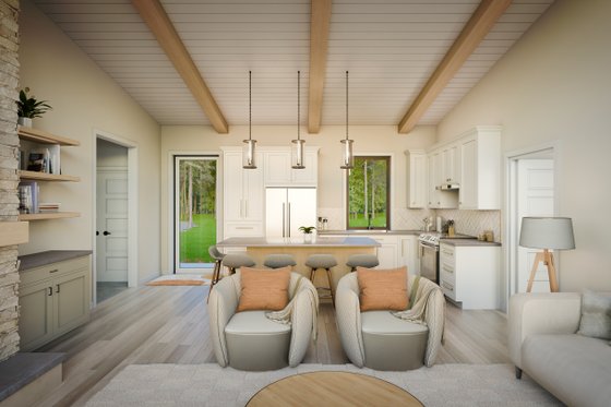Interior - Kitchen for Country House Plan #1089-56 - 4 bed, 3 bath