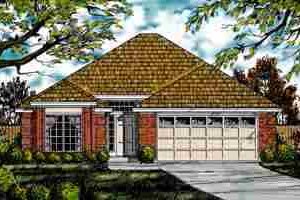 Traditional Exterior - Front Elevation Plan #40-127