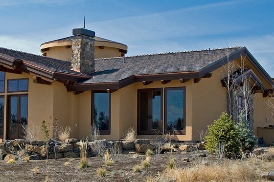 Exterior - Front Elevation 6 for Mediterranean House Plan #892-5 - 3 bed, 3.5 bath