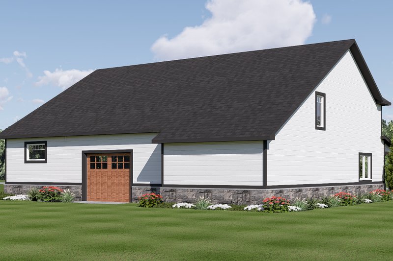 Architectural House Design - Exterior - Rear Elevation for Craftsman House Plan #1064-474 - 4 bed, 2.5 bath