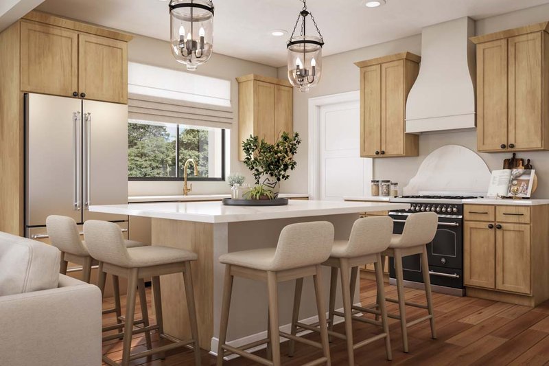 House Blueprint - Interior - Kitchen for Barndominium House Plan #1070-249 - 3 bed, 2.5 bath
