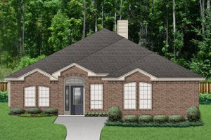Traditional Exterior - Front Elevation Plan #84-615