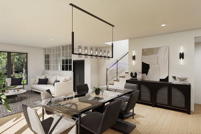 Architectural House Design - Interior - Family Room for Modern House Plan #23-2855 - 4 bed, 2.5 bath