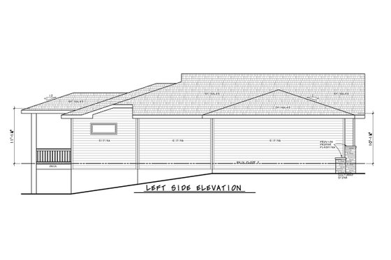 Exterior - Other Elevation for Contemporary House Plan #20-2461 - 3 bed, 2.5 bath