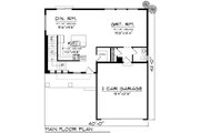 Prairie Style House Plan - 3 Beds 2.5 Baths 1823 Sq/Ft Plan #70-1511 