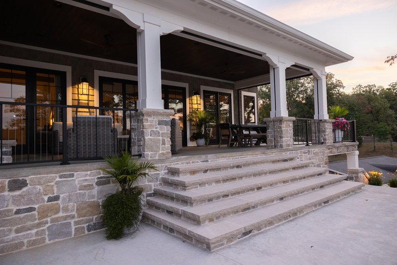 Architectural House Design - Exterior - Covered Porch for Cottage House Plan #928-404 - 3 bed, 3 bath