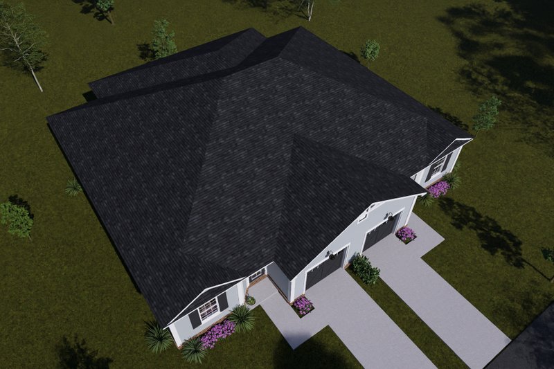 Architectural House Design - Exterior - Other Elevation 6 for Cottage House Plan #513-2461 - 3 bed, 2 bath